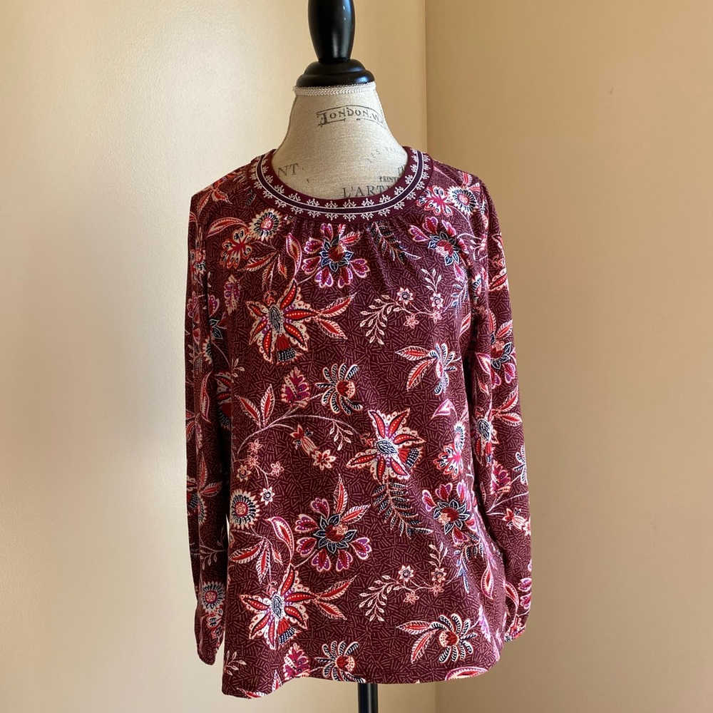 Old Navy Floral Long Sleeve Top